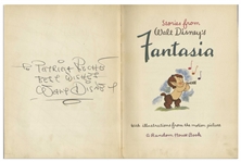 Walt Disney Signed Copy of ''Stories From Walt Disney's Fantasia'' -- With Phil Sears COA